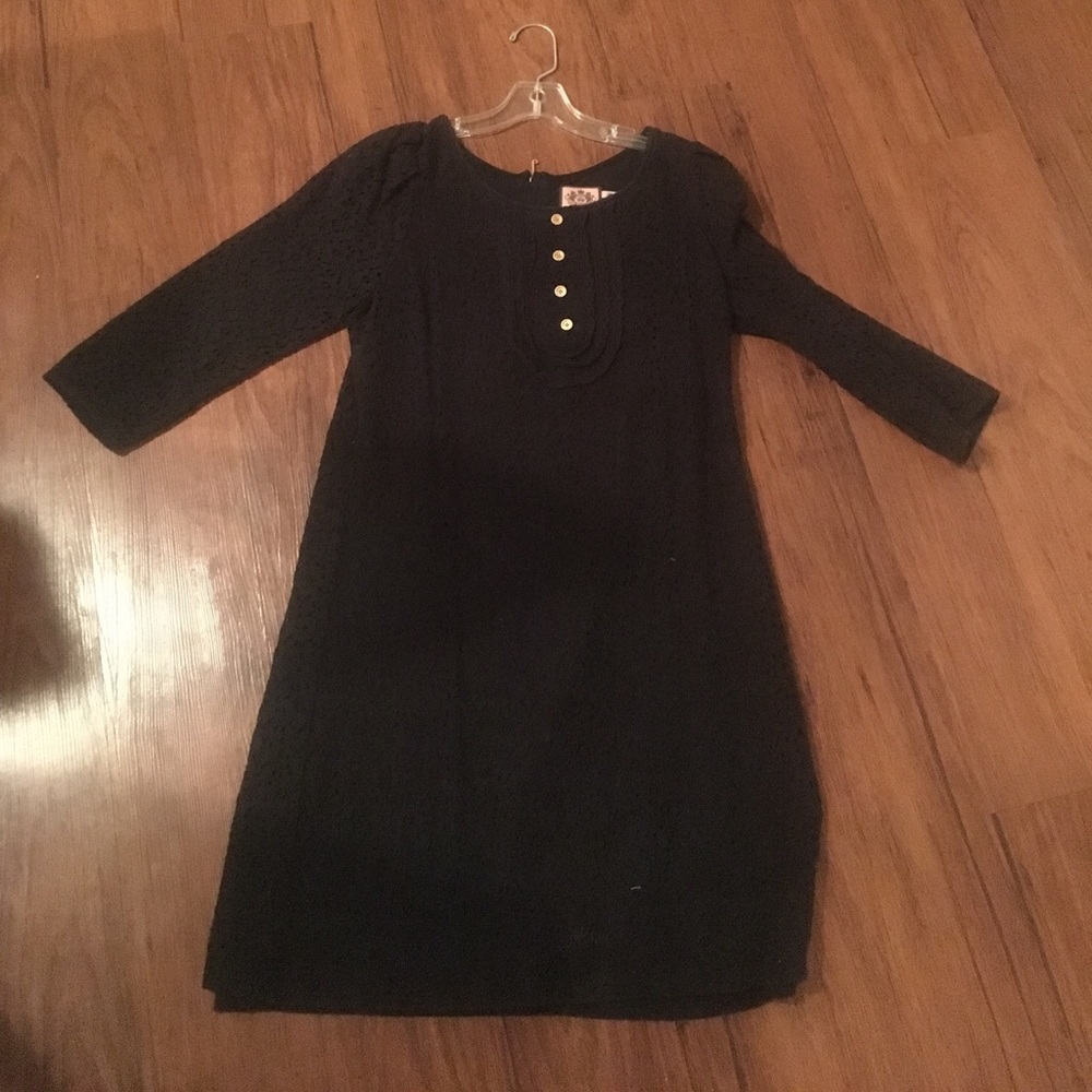 Juicy Couture black shift dress. Large.